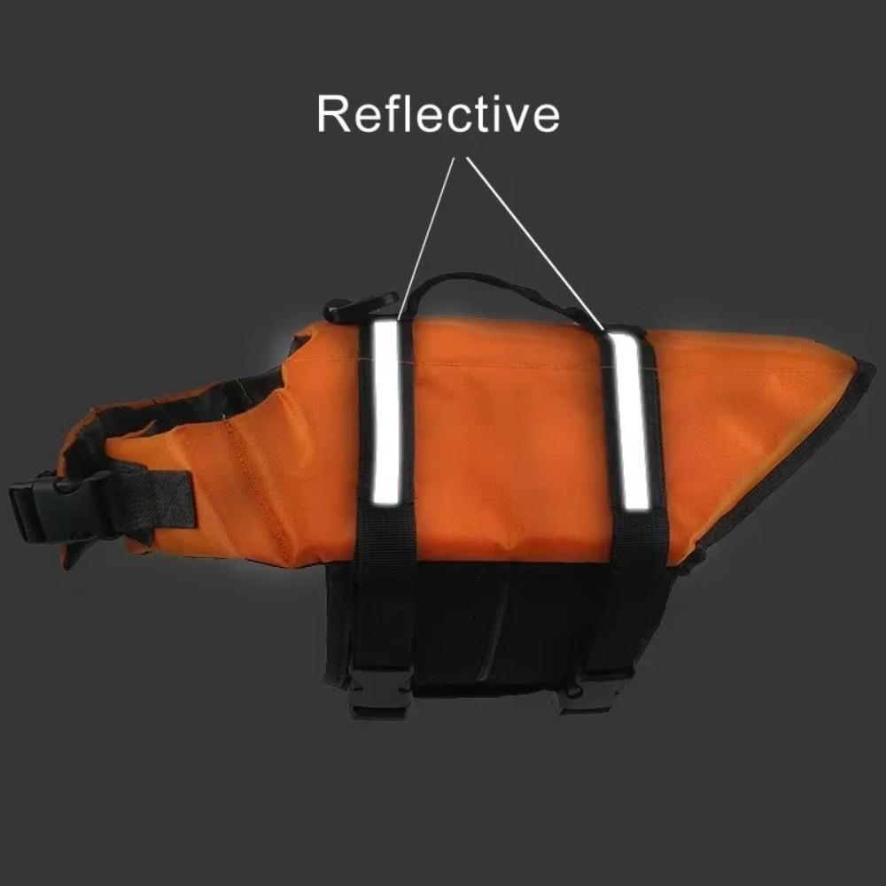 Adjustable Dog Life Jacket High Buoyancy Puppy Swimwear Dog Supplies Safety Swimming Suit  Beach