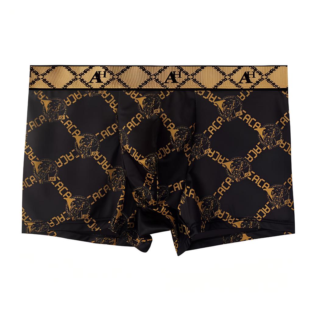 Premium Men's Ice Silk Breathable Boxer Briefs – Summer Collection Gift Box