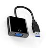 USB To VGA Video Converter USB3.0 To VGA Adapter Cord Wire for Easily Multi Display Setsup and High Resolution Viewing