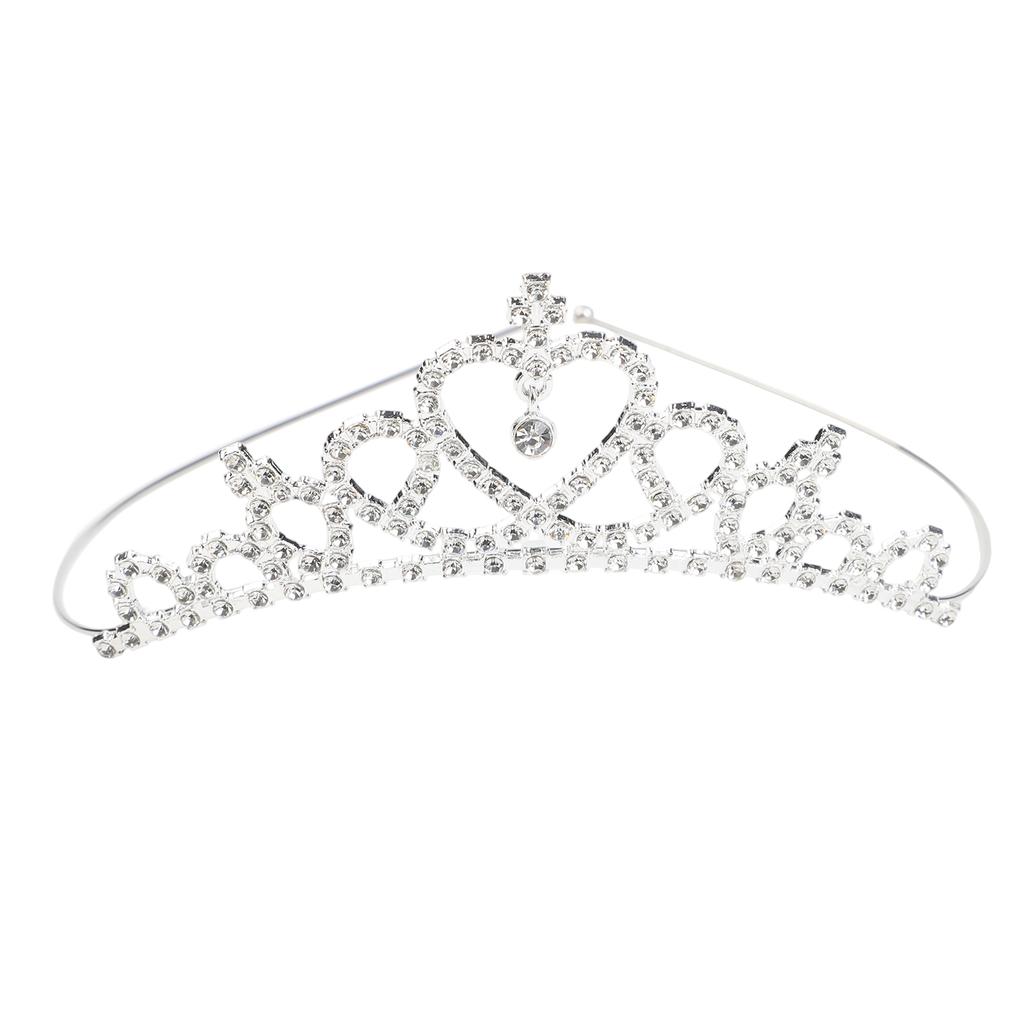 Moderna Para Tiara Adornada con Cristales Perfecta para Ocasiones Especiales