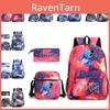 Cute And Durable Stitch Print Backpack Set For Elementary Students Includes Pencil Case
