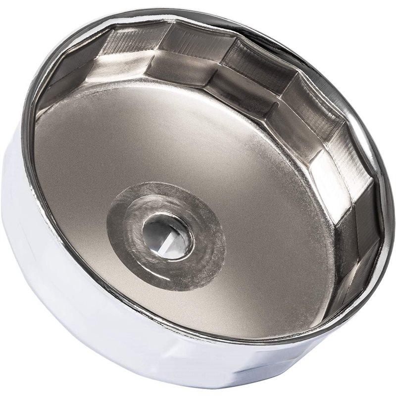 For BMW& Volvo Heavy Duty 86Mm 16 Flutes Oil Filter Wrench Cup Tool For N20 N26 N51 N52 N54 N55 N63 N74 S55 S63 Engines