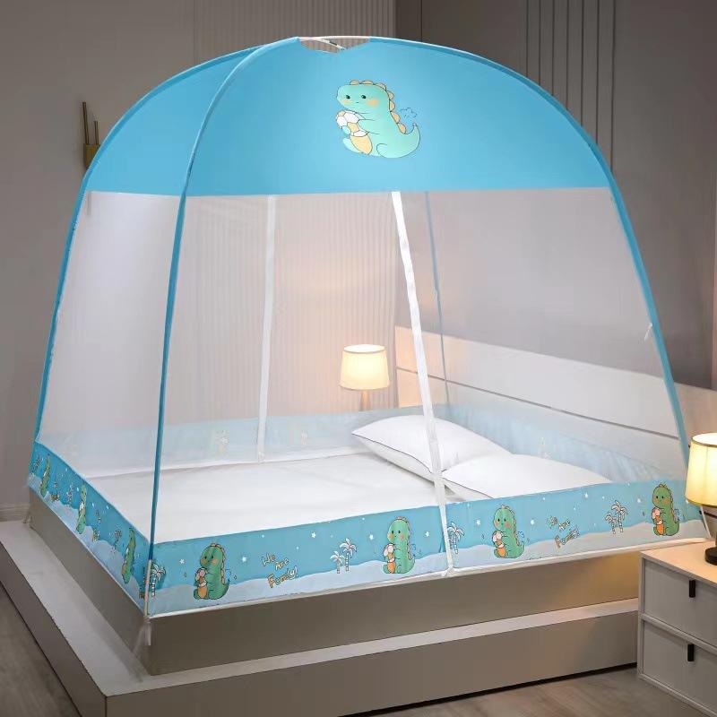 2022 Installation-free Yurt Mosquito Net Dust Top Household Encryption Thickened Student Dormitory Mosquito Net