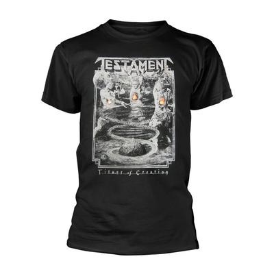 Testament Titans Of Creation Europe 2020 Tour Official Tee T-Shirt Mens Unisex