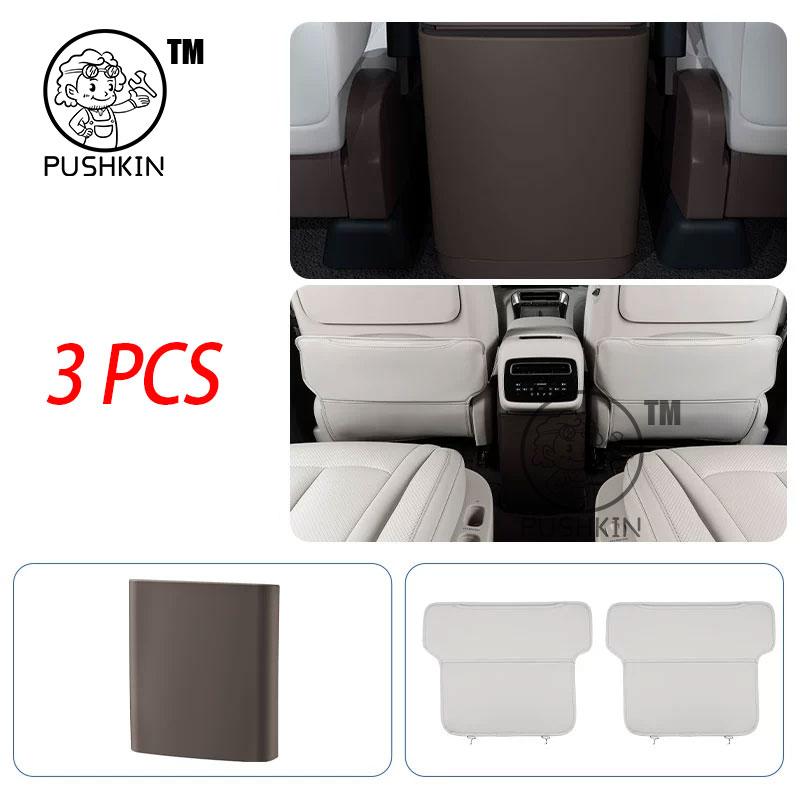 Car Rear Row Anti-kick Covers For Denza N9 2025 2026 Seat Back Kick