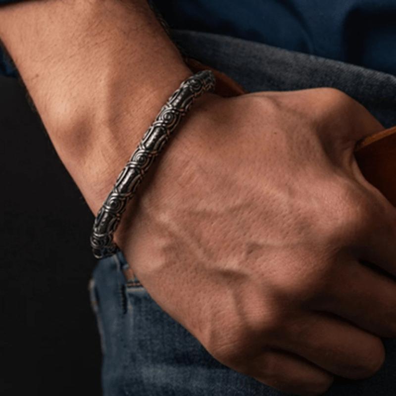 Nordic Men s Viking Bracelet Odin Crown Bracelet Nordic Men s Amulet Jewelry