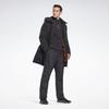 Reebok Running Series Solid Color Mid-Length Lightweight Warm Down Jacket Men Outerwear Black FU1696