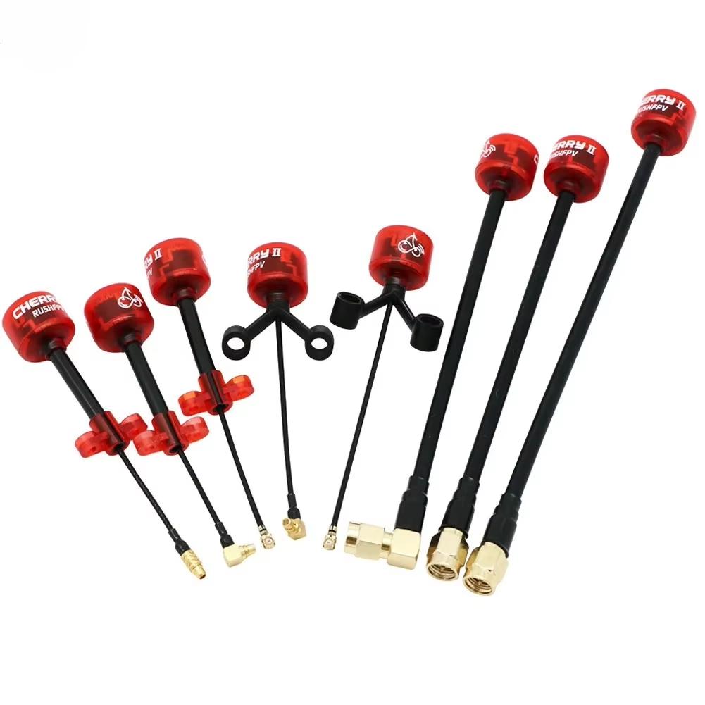 RUSH FPV Cherry 2 II 5.8G 1.8DBI Racing Drone Antenna Set for RC Quadcopters LHCP RHCP SMA UFL
