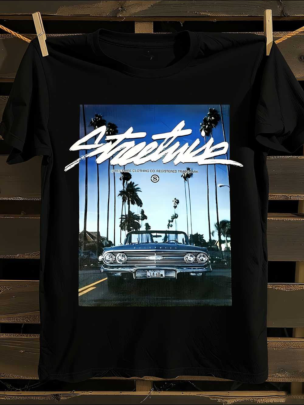 

STREETWISE DROPTOP White Urban Streetwear T-Shirt Mens Tshirt Womens Tshirts with Letters Print Short Sleeves T-Shirt Casual Street Tee Shirt Top L