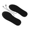 1 Pair USB Heated Insoles Breathable Sweat Absorbent Comfortable Electric Heated Foot Warmer Insole for Women Size 35?41