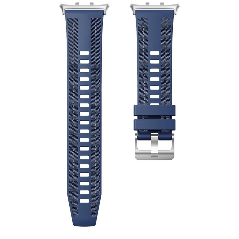 

Мягкий силиконовый ремешок с нейлоновой оплеткой для Honor Watch 5, сменный ремешок для часов, дышащий браслет для honor watch5, аксессуары для ремешка For Honor watch5 темно-синий