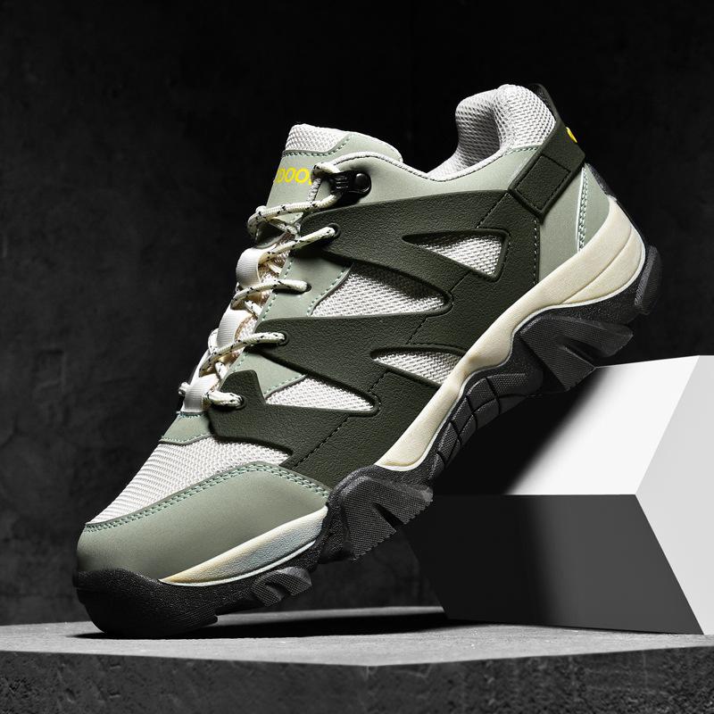 New Men's Mesh Shoes Non-slip Hiking Men's Shoes Breathable Large Size Outdoor Sports Running Off-road Shoes Men