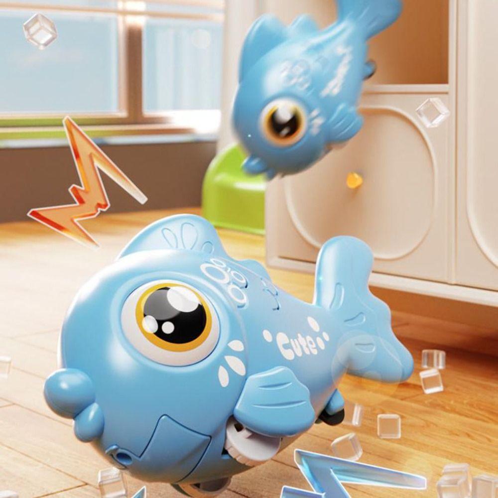 with Sound and Light Electric Simulation Fish Toy Electric Swinging Fish  Gift Giving