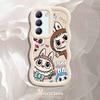 Painted Pattern Big Wave Edge Soft Silicone Material Macaron Phone Case Shockproof Protective Rubber Casing for OnePlus Vivo Motorola Moto