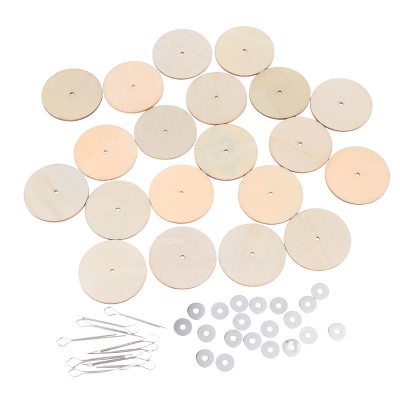 10Sets Wood Joints Connectors For Handmade Bear Craft Children Kids Toy Diy Scrapbooking Manual Handicraft Accessory