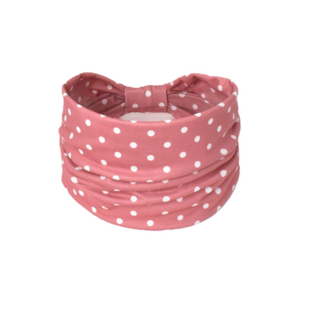 Women's Paisley Sport Yoga Headband - Sweat-Absorbing, Elastic Cotton, Bohemian Style
