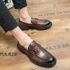High Quality Business Leather Shoes Men Winter Men’S Dress Shoes British Style Formal Wedding Business Office Shoes Men Loafer