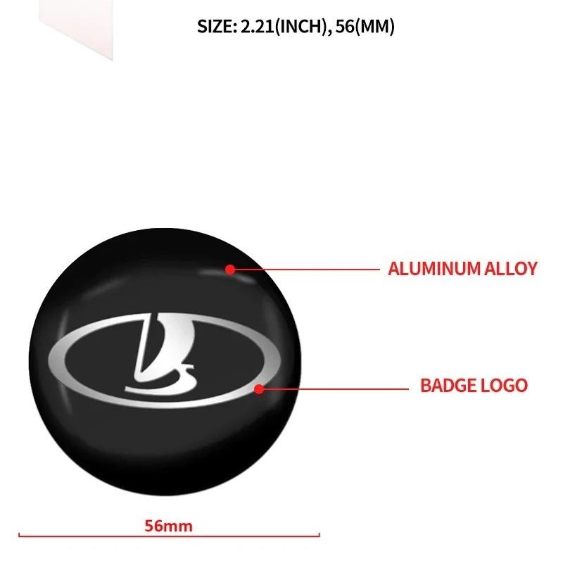 4pcs 56mm Car Wheel Hub Center Cap Badge Cover Accessories For Lada Samara Largus Priora Xray Cross Granta Vesta Niva Kalina