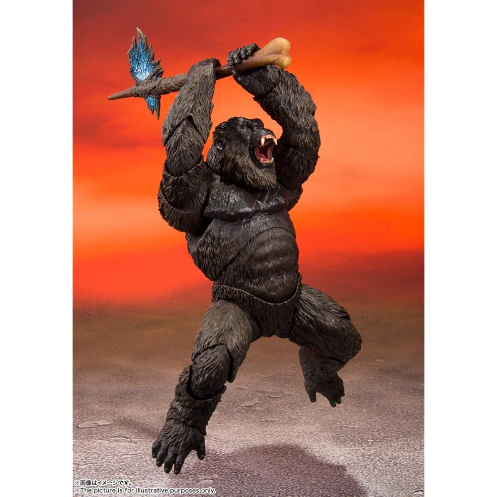 TAMASHII NATIONS S.H. MonsterArts Kong from Godzilla vs. Kong 2021 145mm PVC ABS Painted Action Figure