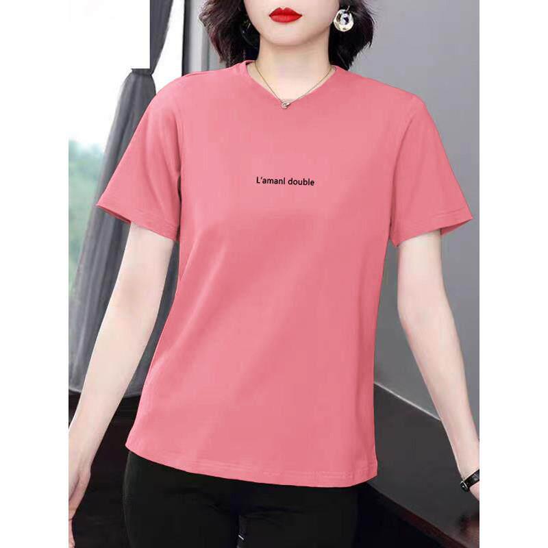 2026 Women's Plus Size Casual Short-Sleeve Round Neck T-Shirt - Age-Reversing Summer Top