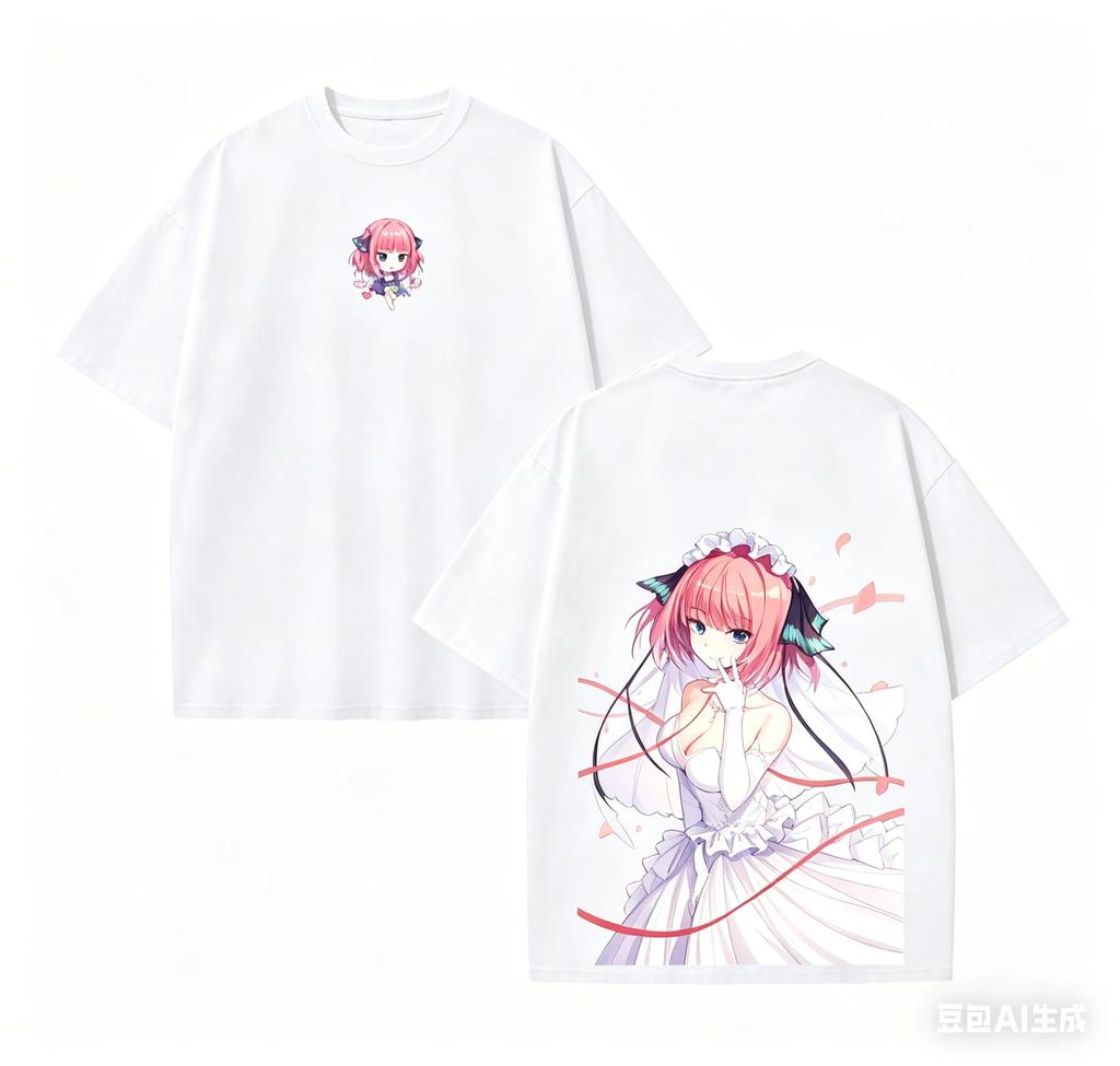 The Quintessential Quintuplets Nino Nakano Classic Cotton TShirt New Personalized Clothing Loose Fit AllSeason
