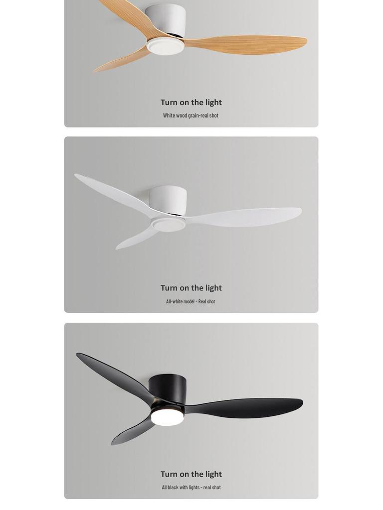 High Power Retro Black Ceiling Fan for Home or Commercial Use - No Light