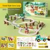 Forest Train Track Adventure Set: Educational Puzzle & Construction Vehicles for Ages 3-6