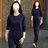 Spring and Autumn Fashion Suit Women's Western Style Casual Two-piece Loose Slim Sportswear