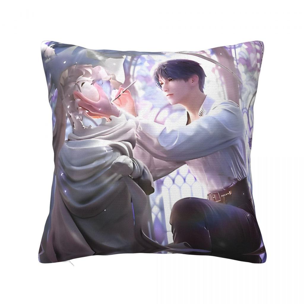 Love And Deepspace Pillow Covers Polyester Home Rafayel Cushion Case Funny Home Decoration Pillowcase 4545
