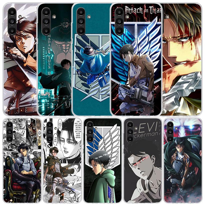 Attack Titan Levi Phone Case For Samsung Galaxy A17 A37 A57 A16 A15 A14 A13 A56 A55 A54 A53 A36 A35 A34 A33 A26 A25 A24 A23 Gala