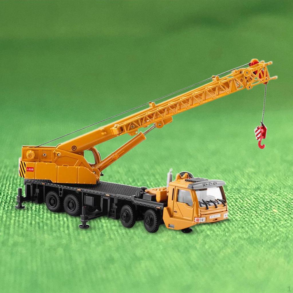 Mini Crane Truck Toy for Kids - Durable Alloy Construction Vehicle