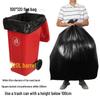 Changbaosen Black Flat Mouth Trash Bags