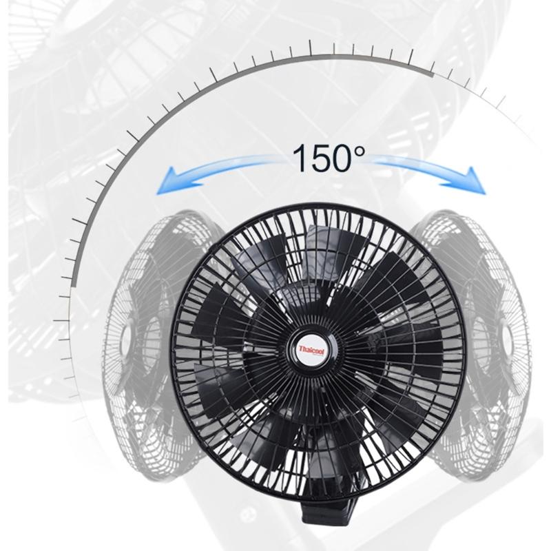 Oscillating Car Fan 12/24V with Strong Airflows Clip On Designings ABS Fan Portable Fan for Efficient Cooling In Vehicle