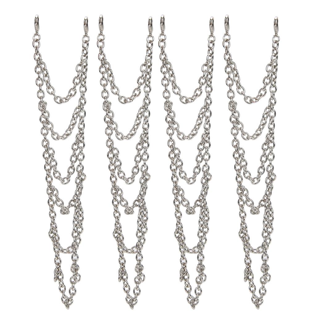 4 szt. Opony do kół RC Metalowy łańcuch śnieżny Opona Łańcuch antypoślizgowy do MN86 112 RC Crawler