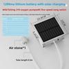 Multifunction ABS Solar Oxygen Pump Five-Speed Solar Powered Oxygen Generator Adjustable Ultra-quiet Oxygen Compressor Aquarium