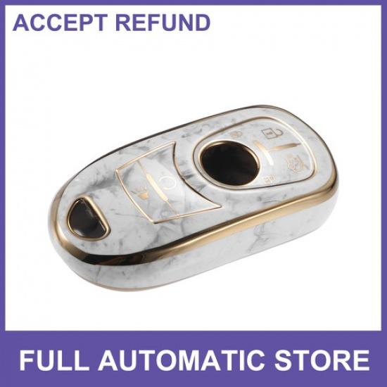 6 ButtonTPU Gray Key Fob Cover Single  for Buick Enclave Verano Encore