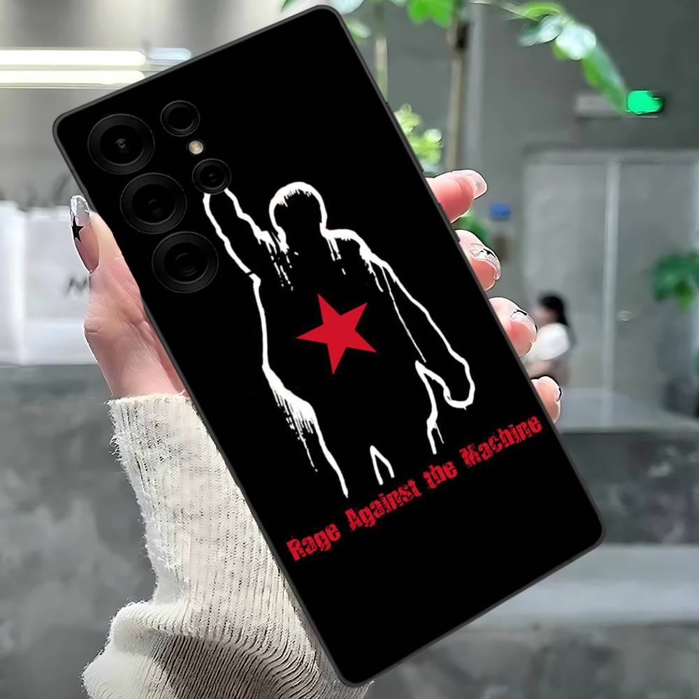 

Rap Metal Band Rage Against The Machine Phone Case For Samsung S 24 Fe 25 Ultra Plus 20 Lite 21 30 22 23 24 22 Ultra 5G Fundas Samsung S30 Ultra 5G