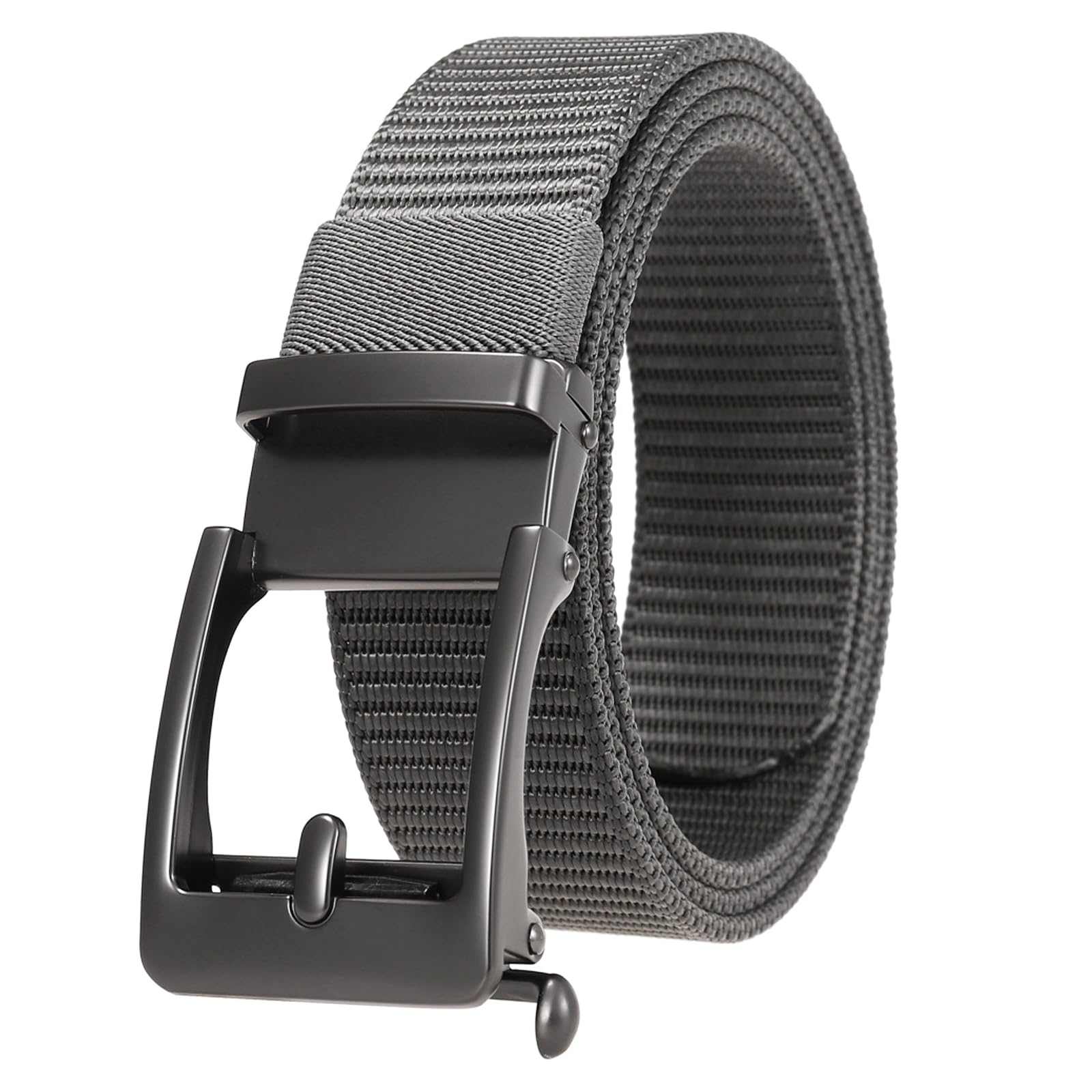 

JunLTX Нейлон Идеально для и с Без и Бесступенчатый Идеально для Повседневного и Открытого воздуха Коробка в комплекте 120 см Общая длина для размеров талии Мужской ремень, Самооборона