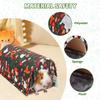 1/2 Buc. Ascunzătoare pentru Cobai Pluș Poliester Tunel pentru Cobai cu Perdea Accesorii pentru Cușca Animalului de Companie Consumabile pentru Animale Mici pentru Hamster
