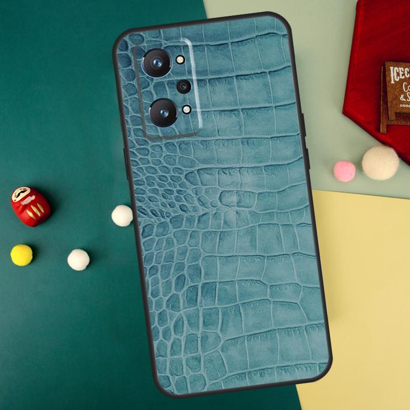 Crocodile Pattern Print For Realme GT7 Pro 15 13 10 11 12 14 Pro Plus C55 C71 C75 C67 C63 C61 C53 C35 C65 GT6 Case