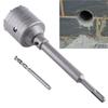65mm Concrete Drill Bit Wall Hole Saw Cutter Set Brick Cement Stone 200mm Rod With Wrench