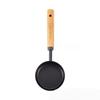 8-Piece Stainless Steel Measuring Cup & Spoon Set with Titanium Gold & Wooden Handles