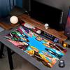 Demon Slayer Print Mouse Pad, Anti‑Slip Desktop keyboard Mat, for PC Laptop Gaming Working Daily Use, Cool Festival Surprise Gift