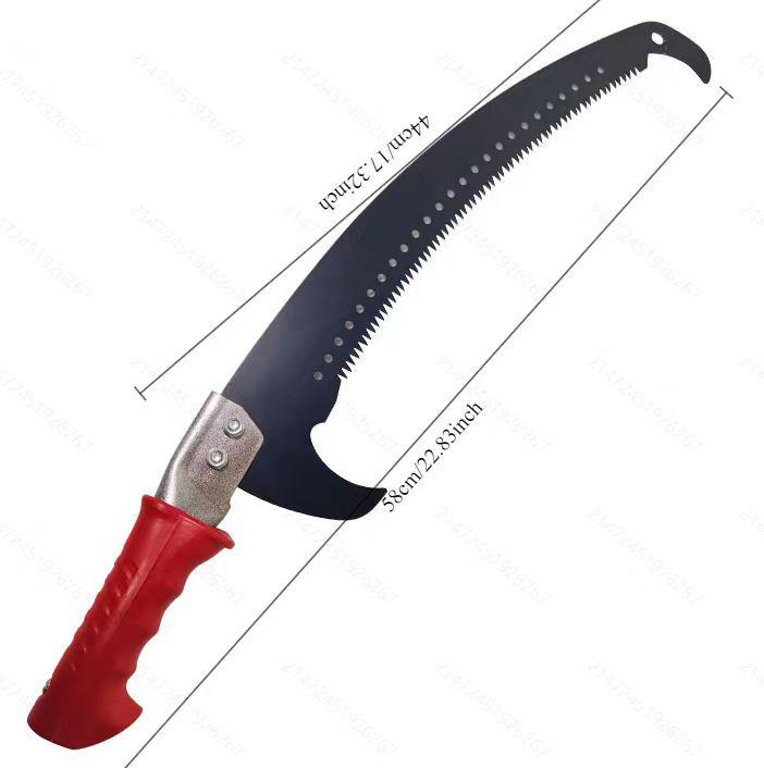 Curved Garden Hook Saw - Single/Double Pruning Tool for Fruit Trees and Woodworking.