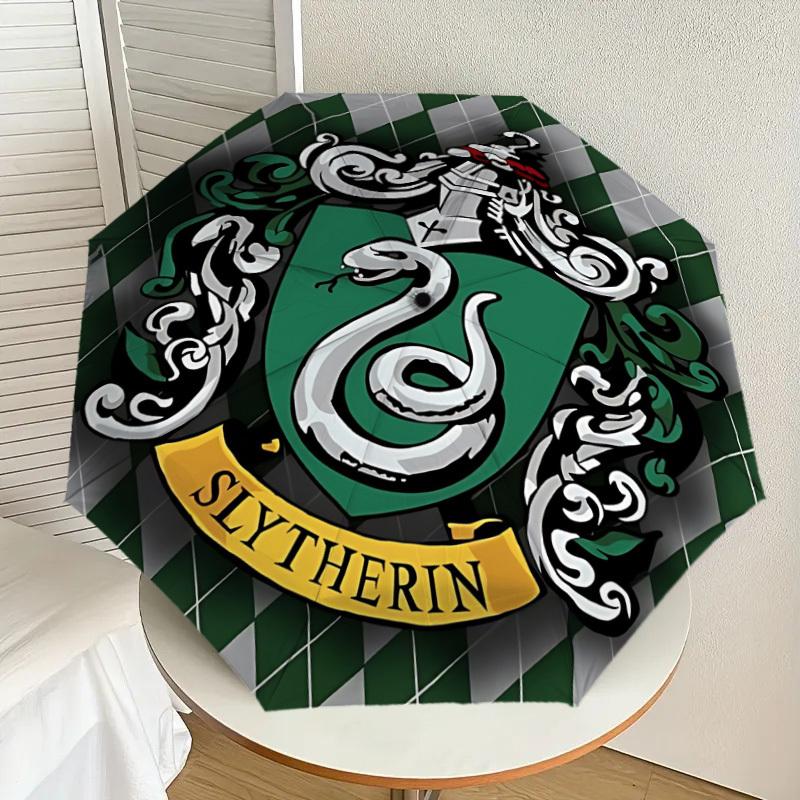 1PC Slytherin Snake Umbrella-8-Rib Reinforced, Automatic Open, Lightweight & Durable-D2696