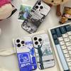 The 1975 Rock Band Phone Case For iPhone 17 16 15 14 Plus 13 12 11 Pro Max Pro Wave Corrugated Cover