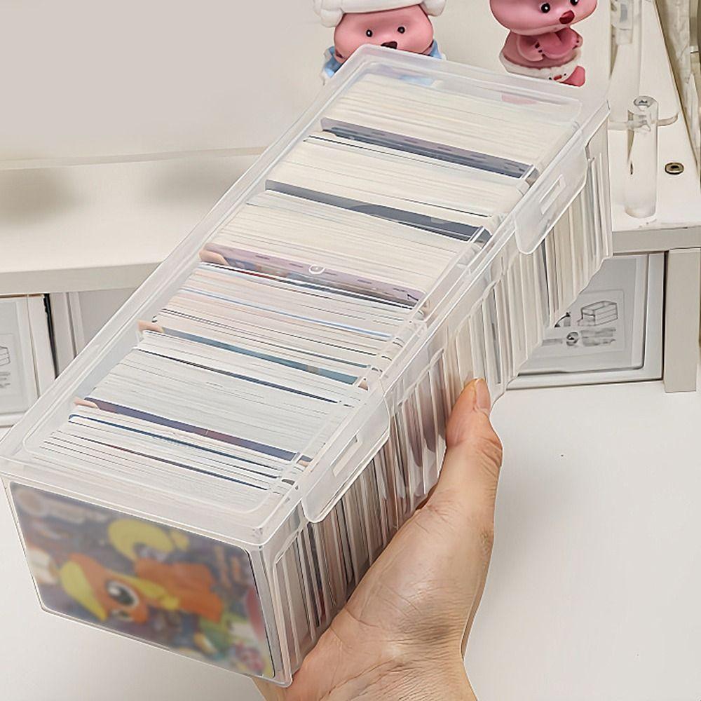 Large Capacity Card Storage Box Dustproof Jewelry Box Durable Data Cable Organizer