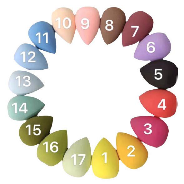 Gourd Water Drop Slanted Makeup Sponge Ultra Soft Sponge Dual-use Dry and Wet Beauty Sponge Makeup Sponge Yellow Oil Powder Puff