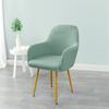 Polar Fleece Armchair Cover High Sloping Chair Covers Dress Up Dining Office Chair Seat Slipcovers For Living Room Kitchen El