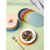 Silicone Heat Resistant Placemats - Round Non-Slip Pot Holder Mats For Kitchen Countertops & Dining Tables, Multi-Purpose Hot Pad Trivets